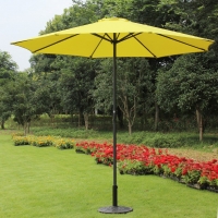 Toucan Outdoor® 9-foot Market Umbrella with Polyester Cover -Yellow,8 Ribs