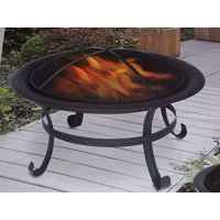 Toucan Outdoor® 28" Steel Fire Pit - Black