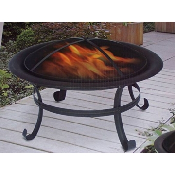 Toucan Outdoor® 28" Steel Fire Pit - Black