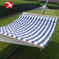 Toucan Outdoor® Pillow Top Hammock Blue/white Stripe
