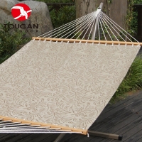Toucan Outdoor 13 FT Poolside Textilene Hammock,Waterproof and UV Resistance,450 lbs,including a Chain Hanging Kit,Tan